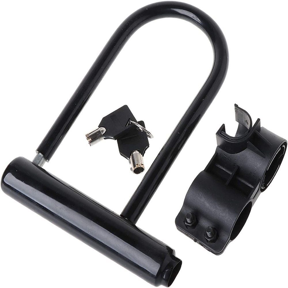 DULASP Bike U-Lock Universal U Lock Bike Bicycle Motorcycle Cycling Scooter Security Steel U-Lock