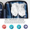 GONGKANGYUAN 4 Pack Shoe Bags for Travel Satin Fabric Shoe Bag with Drawstring for Men Women Travel Protecting Storing Shoes view 4