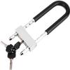 DULASP Bike U-Lock Heavy Duty U Shape Lock Glass Door Bike Bicycle Motorcycle Anti-Theft U Lock with 3 Keys High Strength Steel Security U Lock view 2