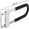 DULASP Bike U-Lock Heavy Duty U Shape Lock Glass Door Bike Bicycle Motorcycle Anti-Theft U Lock with 3 Keys High Strength Steel Security U Lock view 3