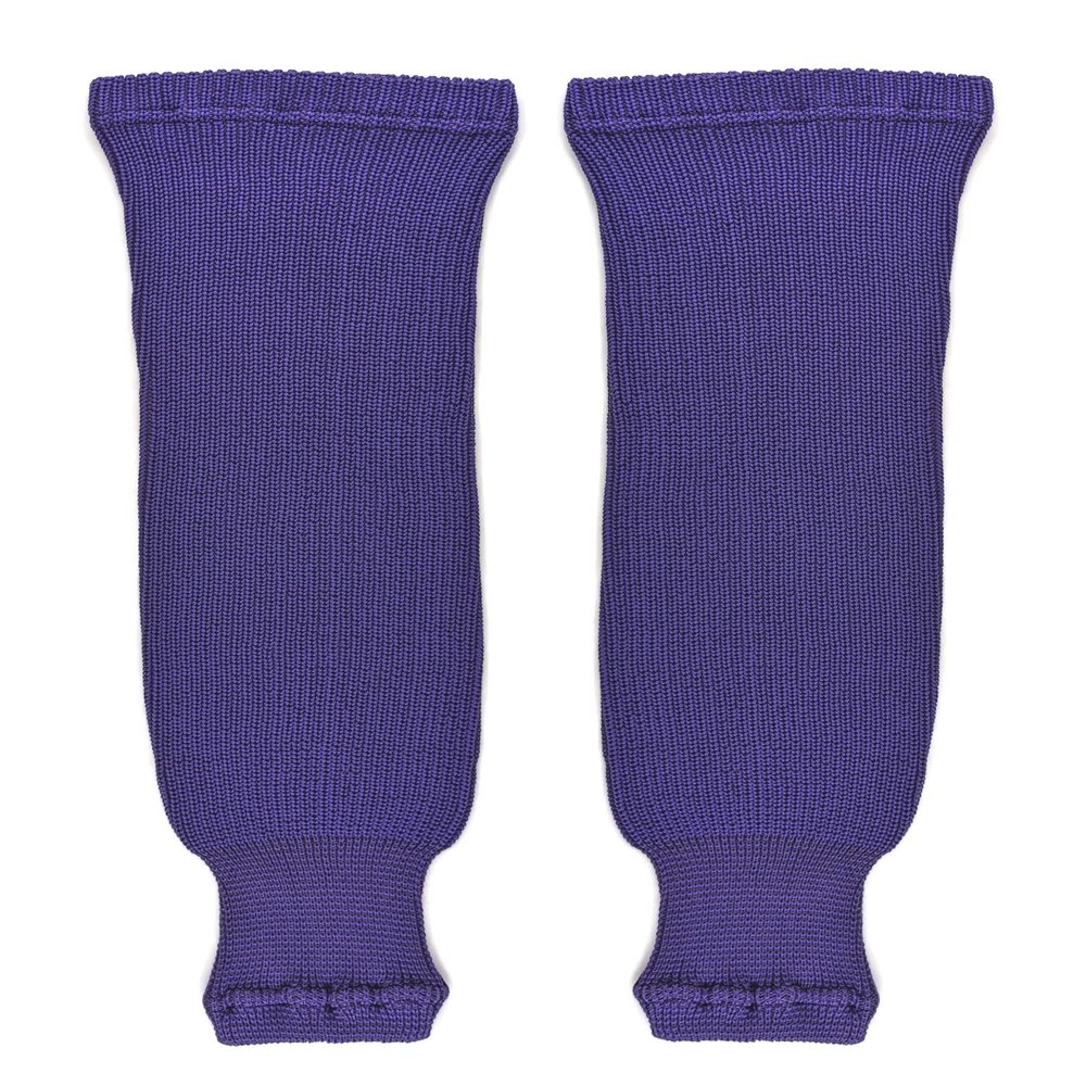 PEAR SOX Pro Weight Solid Color Hockey Socks (Purple, Adult)