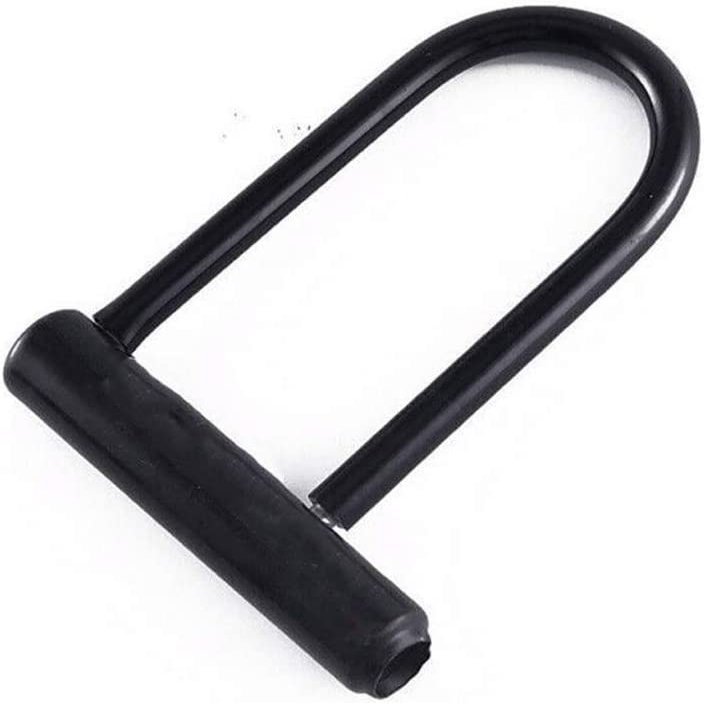 DULASP U Lock for Bicycle Bicycle U-Shaped Lock with Bracket Riding Anti-Theft Safety Lock for Bicycle Tricycle Scooter Bike Lock