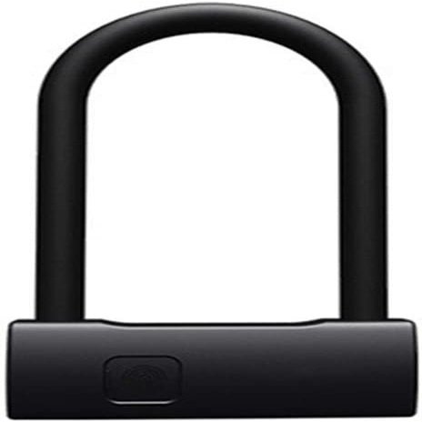 DULASP Bike U-Lock Smart Fingerprint U-Lock Anti-Theft Bicycle Motorcycle Lock Sliding Door Car Window Password Waterproof U-Lock