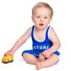KO Sports Gear - Baby Wrestling Singlet (Future State Champ, Blue, 1 Year Old) view 3