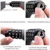 DULASP Lock for Bicycle U-Lock Silicone Cable Lock Anti-Theft Chain Door Lock Bike Lock view 3