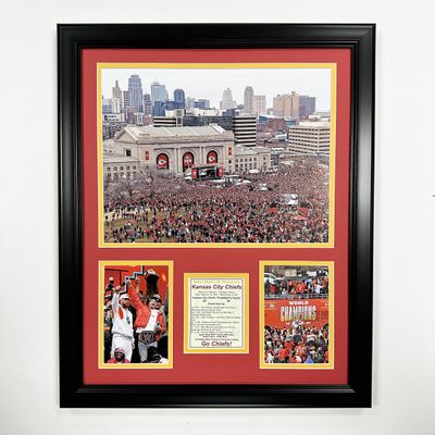 Chiefs | 2022 Champions | Framed Photo Collage | 2 Sizes (Parade, 18" x 22")