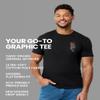 INTO THE AM Overseer Graphic Tee for Men - Short Sleeve Design T-Shirts (Olive Green, XX-Large) view 4