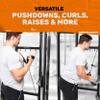 Bells of Steel Multipurpose V Bar LAT Pull Down Attachment - LAT Pulldown Attachments and Cable Attachments for Gym Machines with Carabiners - 25mm Diameter Cable Machine Attachment view 2