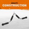 Bells of Steel Multipurpose V Bar LAT Pull Down Attachment - LAT Pulldown Attachments and Cable Attachments for Gym Machines with Carabiners - 25mm Diameter Cable Machine Attachment view 4