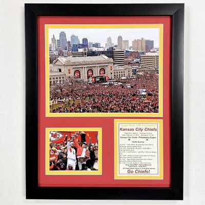 Kansas City Chiefs | 2022 Champions | Framed Photo Collage | 2 Sizes (Parade, 12" x 15")