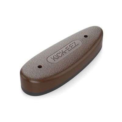 KICK-EEZ All Purpose Grind-to-Fit Recoil Pad - Screw-On Sorbothane Buttstock Pad for Shotguns & Rifles - 2" x 5 5/8", Thickness 1/2", Brown - Made in USA