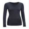 Expert Brand Women's Airstretch Long Sleeve Base Layer Performance Shirt, Black, XL view 1
