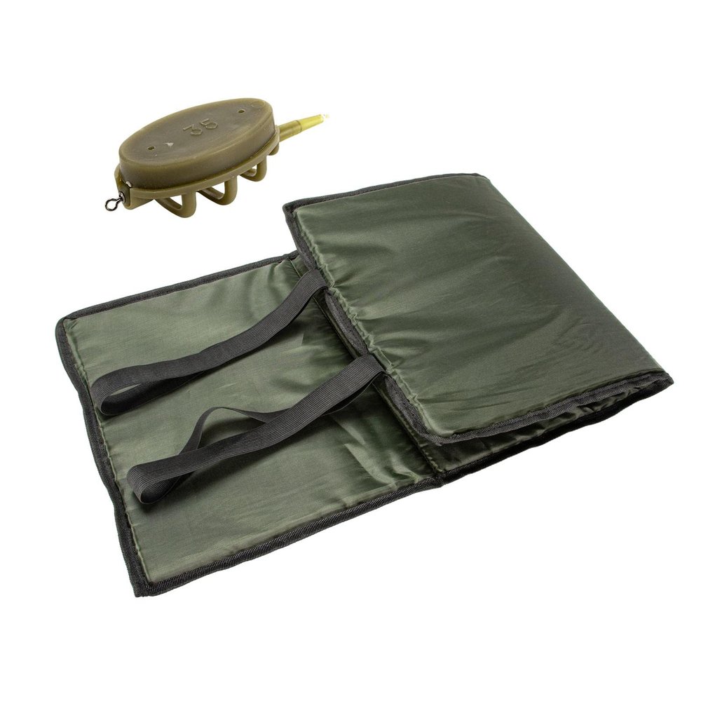Milageto Carp Fishing Unhooking Mat, Seat Pad Carp Fishing Method Feeders Set Foldable Fishing Landing Mat for Camping Carp Fishing Tackles