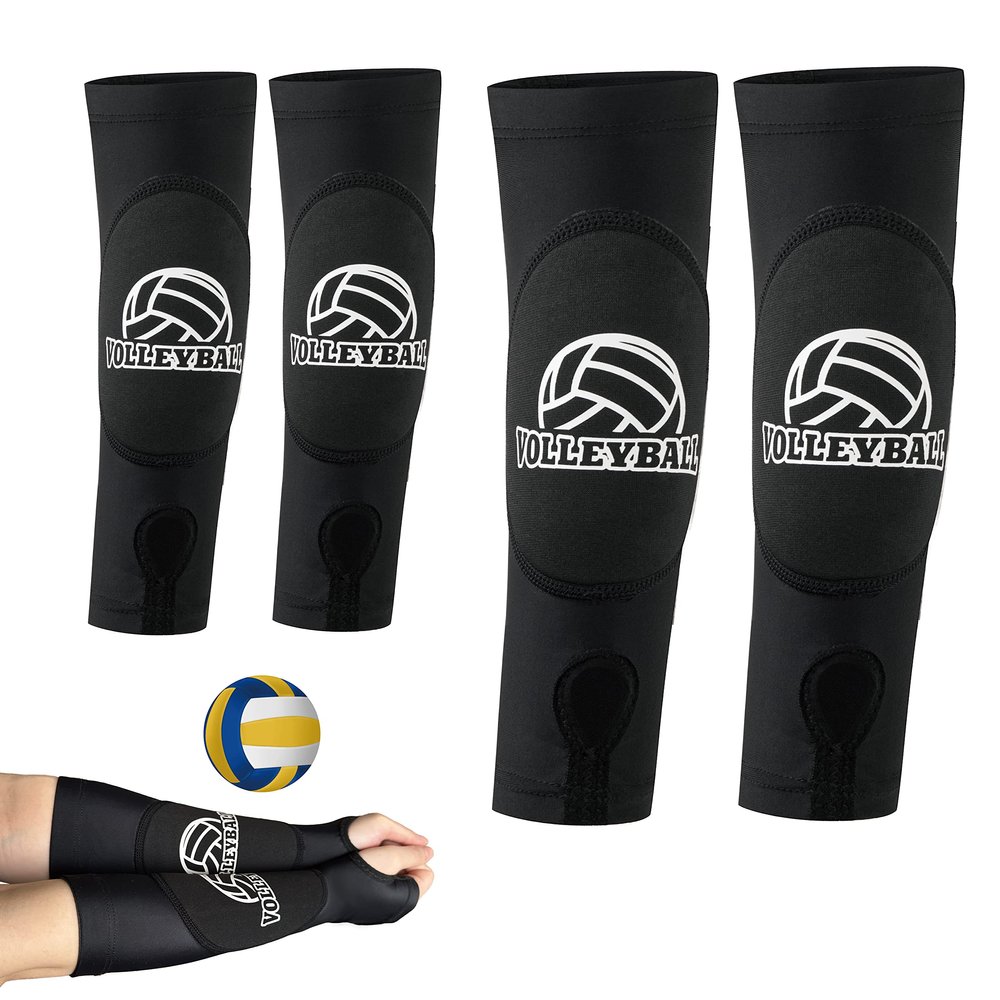 Koalarun Volleyball Arm Sleeves for Girls Padded Passing Forearm Sleeves with Thumbhole Volleyball Arm Pads Youth Women