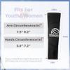Koalarun Volleyball Arm Sleeves for Girls Padded Passing Forearm Sleeves with Thumbhole Volleyball Arm Pads Youth Women view 2