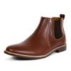 Deer Stags Men's Router Dress Comfort Chelsea Boot, Redwood, 9.5 view 1