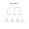 Expert Brand Women's Activewear Performance Hiking Running Sonic Shorts, Graphite/White, Medium view 4