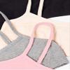 Fruit of The Loom Girls Spaghetti Strap Sports Bra, Blushing/Grey Heather/Black/Nude, 38 US view 2