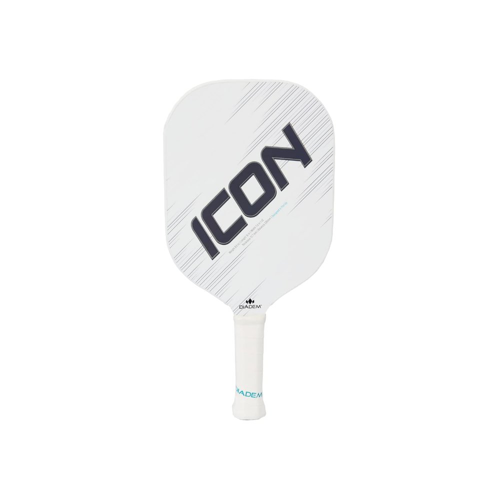 Diadem Icon v2 Pickleball Paddle (White, Standard)