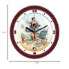 SunTime Florida State Seminoles Football Wall Clock - The Fan by Gary Patterson - 11.5" view 4