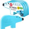 Monkey Business Kids Reusable Ice Packs Perfect For Lunch Boxes. Fun, Slim Freezer Packs Your Kids Will Love (Pack of 4) view 1