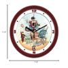 SunTime South Carolina Gamecocks Football Wall Clock - The Fan by Gary Patterson - 11.5" view 4
