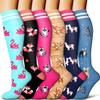 Copper Compression Socks for Women and Men(6 Pairs)-Best Support for Running, Athletic, Nursing, Travel view 1