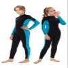 Hevto Kids Wetsuit 3/2mm Neoprene for Boys Girls Toddler, K1-Blue, 3 view 1