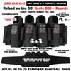 Maddog Pro 4+3 Paintball Harness Pod Pack with (4) 150 Round Bones Paintball Pods | Pod Ejection | Adjustable Belt for Tournament, Woodsball & Speedball view 3