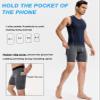 SPVISE Grey Compression Shorts Men Spandex Underwear Sports Shorts Cool Dry Running Gym Basketball Tights Shorts Performance view 4