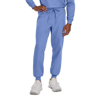 Landau Scrub Zone Unisex Relaxed Fit No-Pocket Jogger Scrub Pants LB404 Ceil 2XL