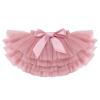 1/2 Birthday Outfit Girl Baby Boho Rainbow Tutu Half Way To One Easter Party Smash Cake Photo Shooting Summer Short Sleeve Cotton Romper Diaper Cover Skirt Crown Hat 3pcs Set Dusty Pink 6 Months view 4