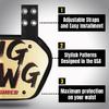 O Shield Big DAWG Golden Chrome Football Back Plate, Lower Back Pads for Football, Adult view 2