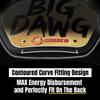O Shield Big DAWG Golden Chrome Football Back Plate, Lower Back Pads for Football, Adult view 4