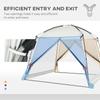 Outsunny 10' x 10' Screen House Room, UV50+ Screen Tent with 2 Doors and Carry Bag, Easy Setup, for Patios Outdoor Camping Activities view 4