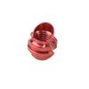 Archery 37/45 Degree Hooded Peep Sight Compound Bow Peep Sight Inner Core 6X 8X Clarifier Aperture Lens Kits (Only Red Hooded Peep Sight, 45degree) view 2
