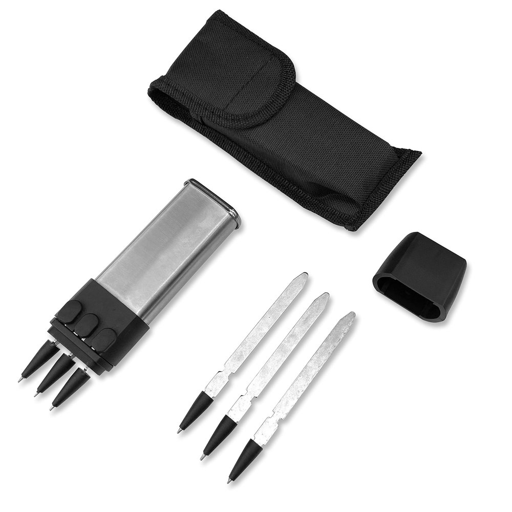 HUAAO Ballistic Dart Launcher, Stainless Steel Forged, Accurate Shooting within 16ft for Hunting Camping Shooting Self-Defense and Survival, Best Gift for Men