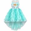 Girls Dress Aqua Green Mermaid Princess Embroidery Pleated Tulle Size 8 view 1