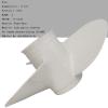 DLNIG 11 3/410-G Boat Propeller for Yamaha - for Yamaha Outboard Engines T25hp,30hp 40hp 48hp 50hp 55hp 60hp,F30/50/60 Replace 663-45954-01-EL,13 Spline Tooth - Aluminum Outboard Propeller view 3