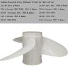 DLNIG 11 3/410-G Boat Propeller for Yamaha - for Yamaha Outboard Engines T25hp,30hp 40hp 48hp 50hp 55hp 60hp,F30/50/60 Replace 663-45954-01-EL,13 Spline Tooth - Aluminum Outboard Propeller view 4