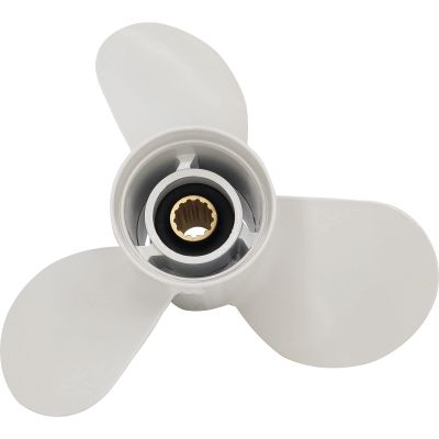 DLNIG 1115-G Boat Propeller for Yamaha - for Yamaha Outboard Engines 25HP 30HP 40HP 48HP 50HP 55HP 60HP T25 F30/40/50/60 Replace 69W-45943-00-EL,13 Spline Tooth - Aluminum Outboard Propeller