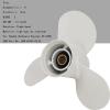 DLNIG 1115-G Boat Propeller for Yamaha - for Yamaha Outboard Engines 25HP 30HP 40HP 48HP 50HP 55HP 60HP T25 F30/40/50/60 Replace 69W-45943-00-EL,13 Spline Tooth - Aluminum Outboard Propeller view 3