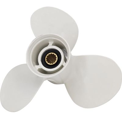 DLNIG 11 5/811-G Boat Propeller for Yamaha - for Yamaha Outboard Engines T25 30hp 40hp 50hp 55HP 60hp Replace 69W-45947-00-00 663-45947-02-EL,13 Spline Tooth - Aluminum Outboard Propeller
