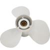 DLNIG 11 5/811-G Boat Propeller for Yamaha - for Yamaha Outboard Engines T25 30hp 40hp 50hp 55HP 60hp Replace 69W-45947-00-00 663-45947-02-EL,13 Spline Tooth - Aluminum Outboard Propeller view 2