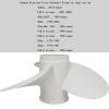 DLNIG 11 5/811-G Boat Propeller for Yamaha - for Yamaha Outboard Engines T25 30hp 40hp 50hp 55HP 60hp Replace 69W-45947-00-00 663-45947-02-EL,13 Spline Tooth - Aluminum Outboard Propeller view 4