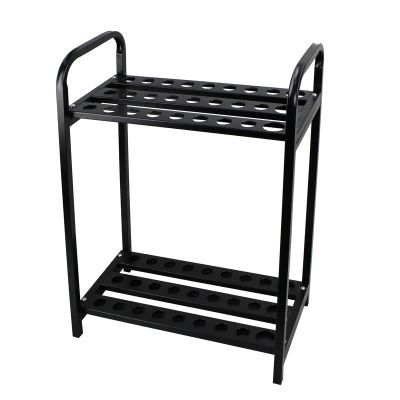 Kathring Golf Putter Metal Stand, 27 Holes Clubs Holder Organizers Golf Clubs Display Rack Golf Club Storage Stand for Indoor Outdoor