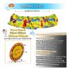 Abiphop Mini Trampoline Cover 36 38 40 Inch Replacement Cute Small Trampoline Spring Cover PU Leather Layer Protect Easy to Install Trampoline Safety Pad for Home Indoor (Yellow, 38 Inch) view 2
