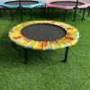 Abiphop Mini Trampoline Cover 36 38 40 Inch Replacement Cute Small Trampoline Spring Cover PU Leather Layer Protect Easy to Install Trampoline Safety Pad for Home Indoor (Yellow, 38 Inch) view 4