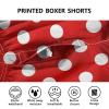 Aflyko Novelty Boxer Shorts Red Polka Dot Relaxed Fit Boxers Casual Men's Underwear, XXL view 3