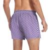 Aflyko Novelty Boxer Shorts Purple Cute Polka Dot Relaxed Fit Boxers Casual Men's Underwear, XXL view 2